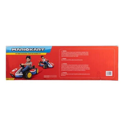 Nintendo Super Mario Kart 24 Volt 3-Speed Drifting Ride-on 8 MPH Read Descripti- -> Nintendo Super Mario Kart 24V Three-Speed Drift Ride-on 8 MPH Explore Details