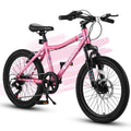 20-Inch 7-Speed Mountain Bike for Kids Ages 8-12 Boys and Girls
