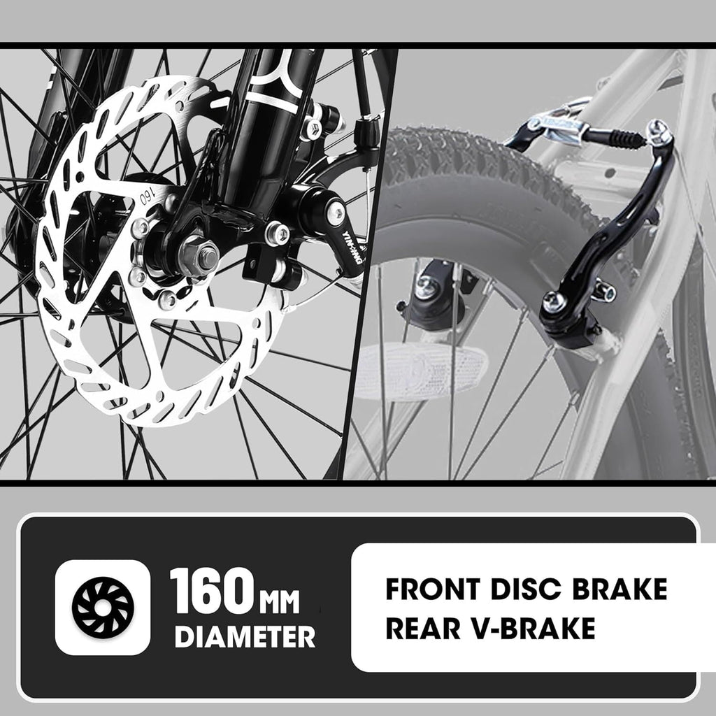 20-Inch 7-Speed Kids’ Mountain Bike for Boys and Girls Ages 7-12