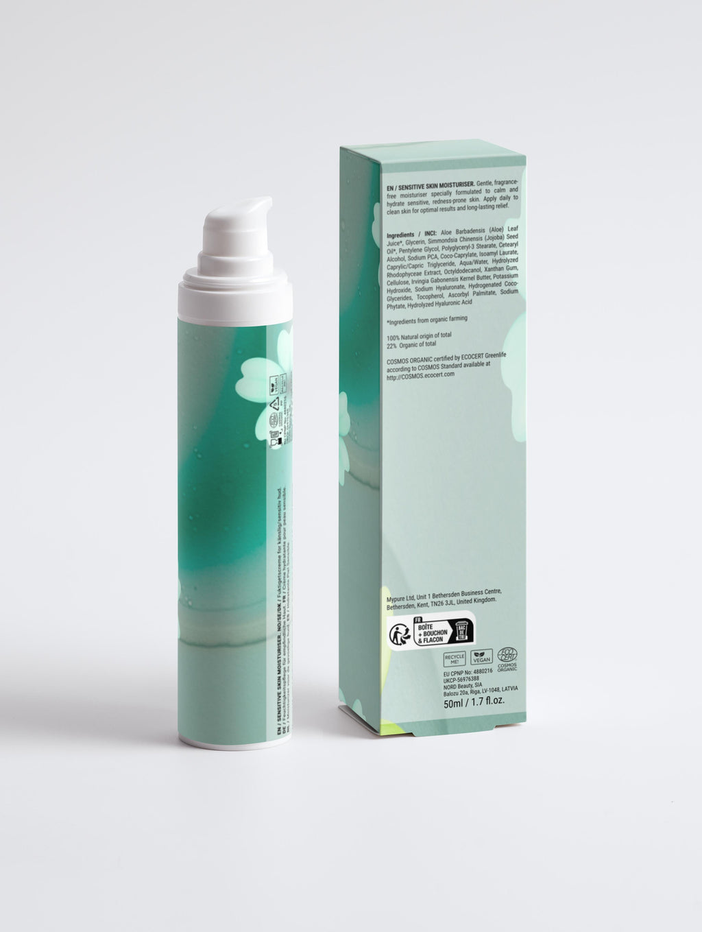 Sensitive Skin Moisturiser, Fragrance Free