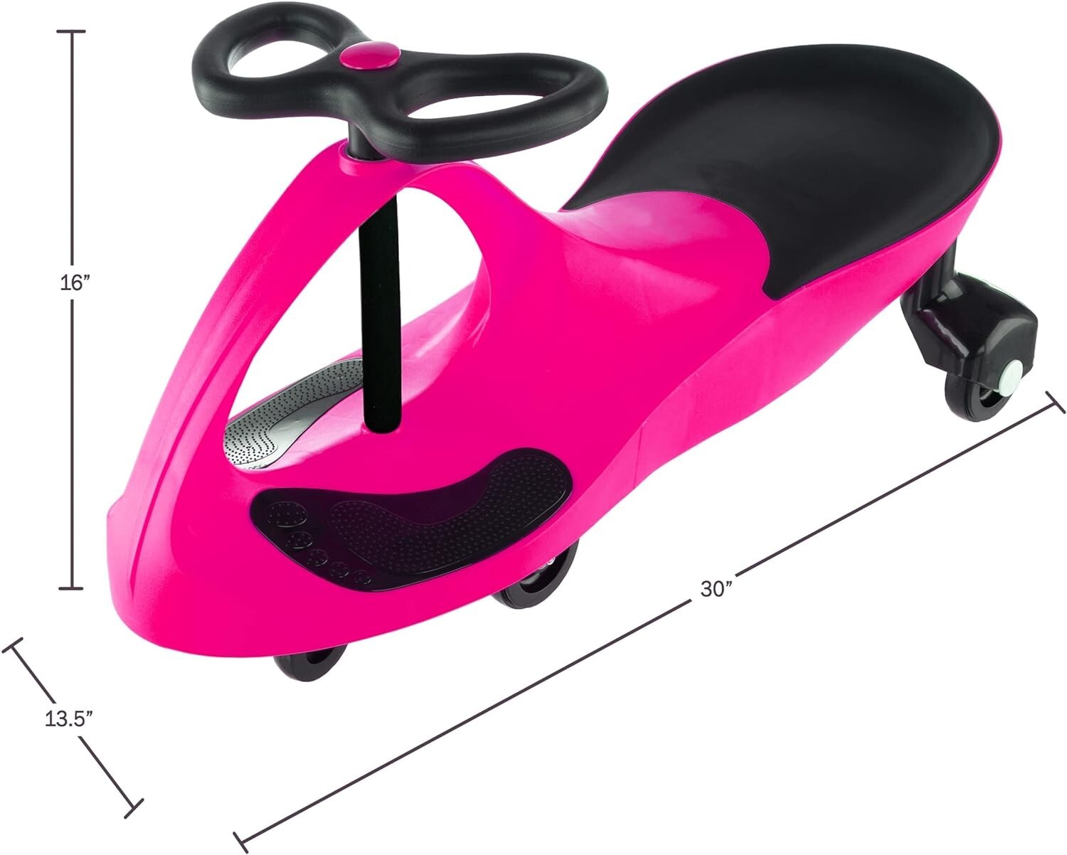 Safe and Easy Wiggle Car Ride-On Toy No Gears Pedals or Batteries Required