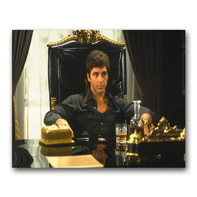 Tony montana scarface wall art print set for living room