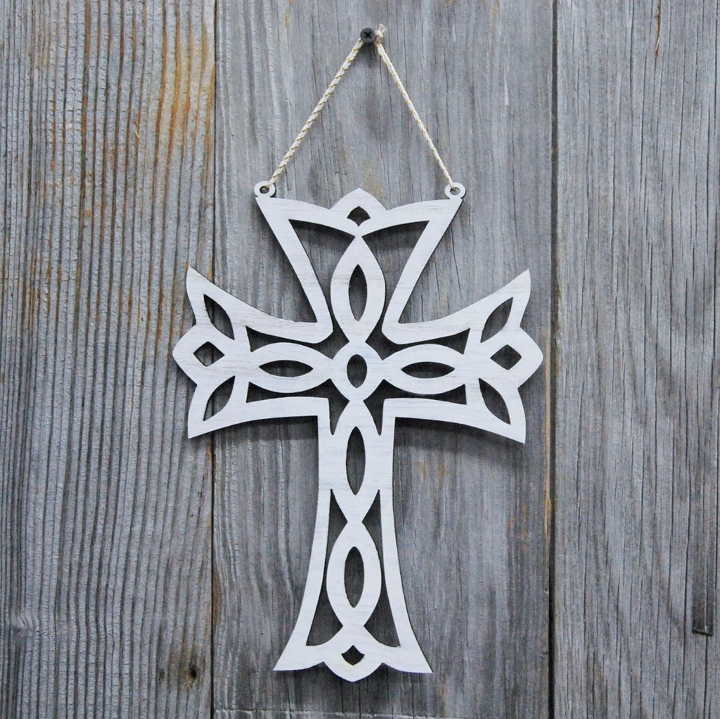 Scroll Cross Wall Decor