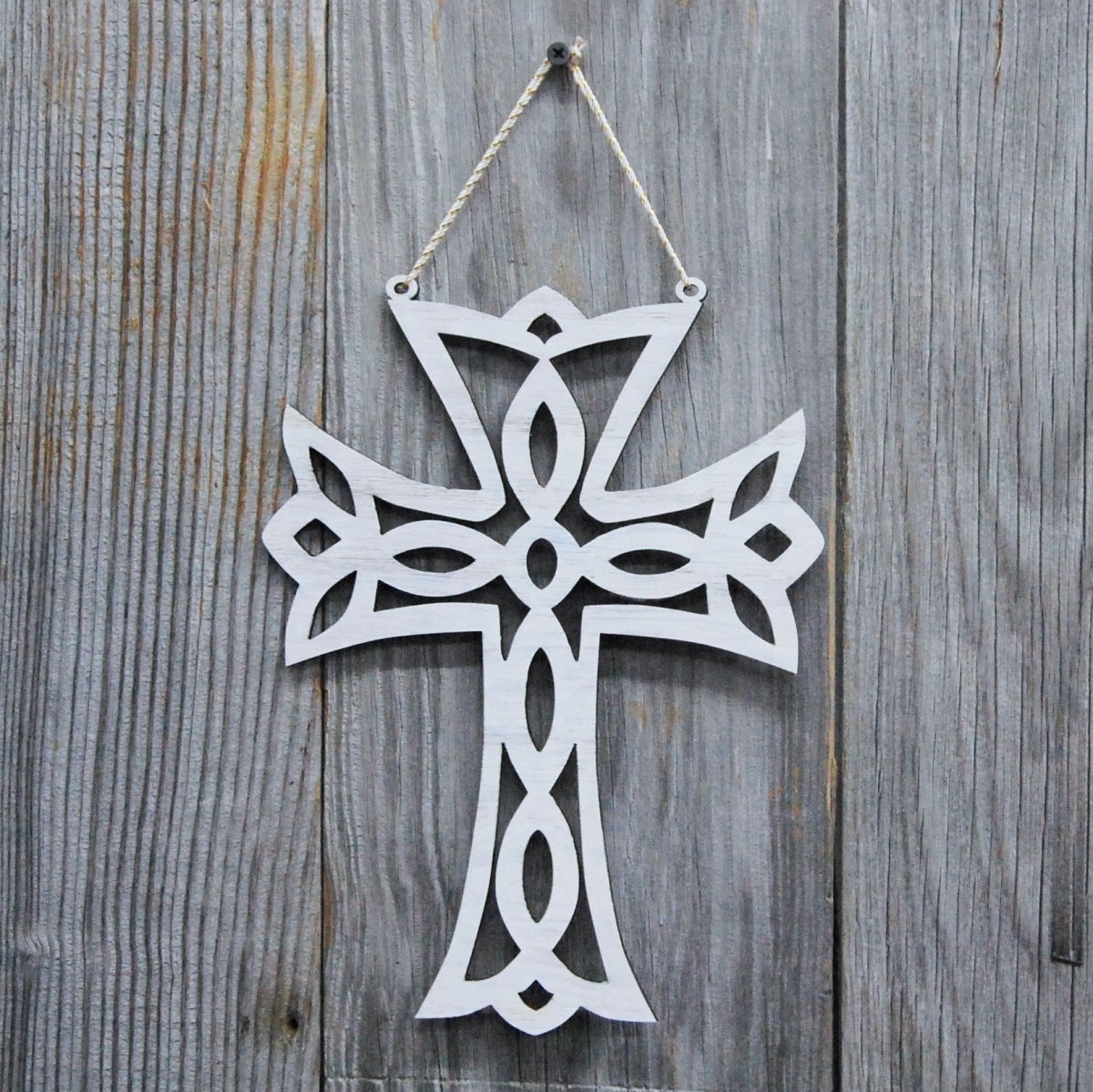 Scroll Cross Wall Decor