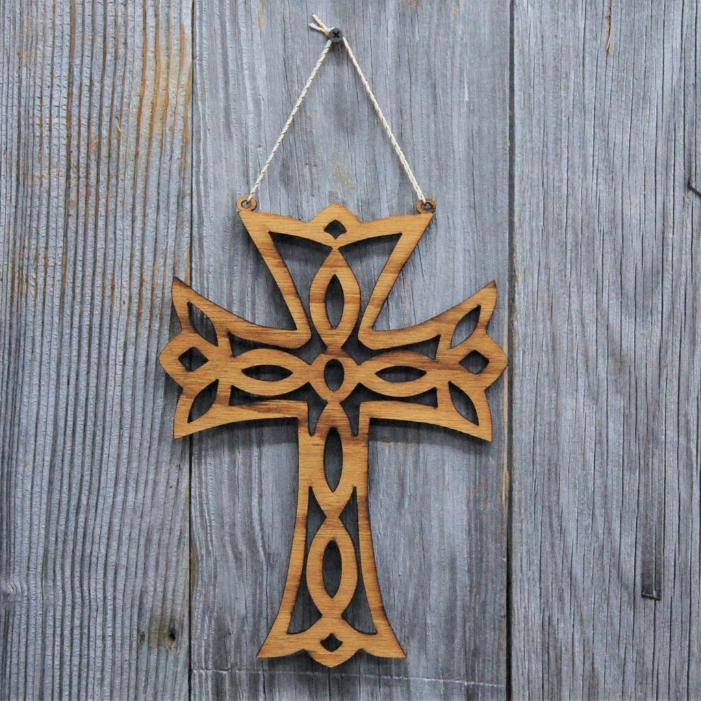 Scroll Cross Wall Decor
