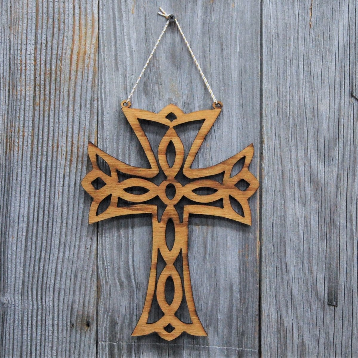 Scroll Cross Wall Decor