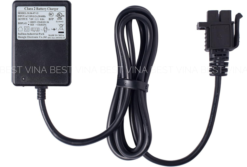 6 Volt Battery Charger for Kids Ride-On Cars and Frozen Scooters