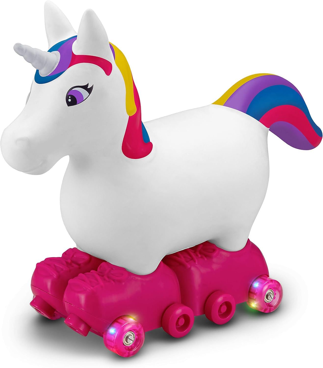 Toddler Unicorn Ride-On Foot-to-Floor Toy for Kids Ages 1-3