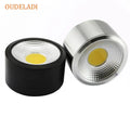 Silver 15w cob led downlight for exhibition and decorative lighting