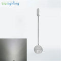 Silver flexible gooseneck led wall sconce for bedroom reading