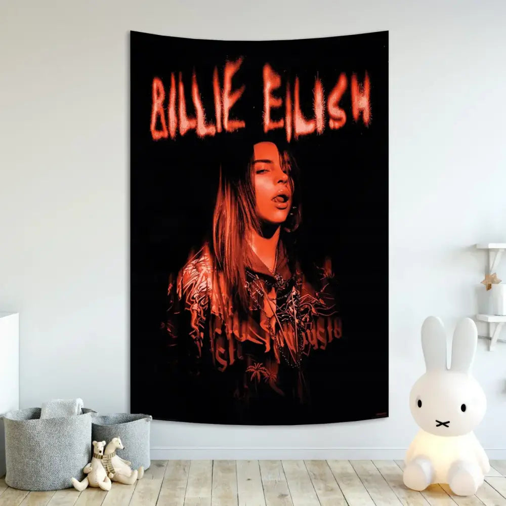 Singer tapestry banner bedroom wall hanging art decor