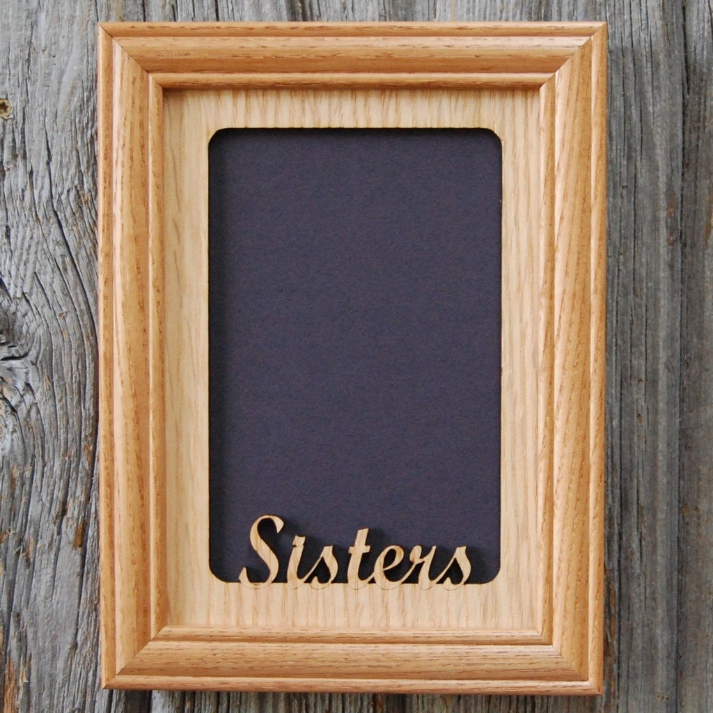 Sisters Picture Frame - 5x7 Frame Hold 4x6 Photo