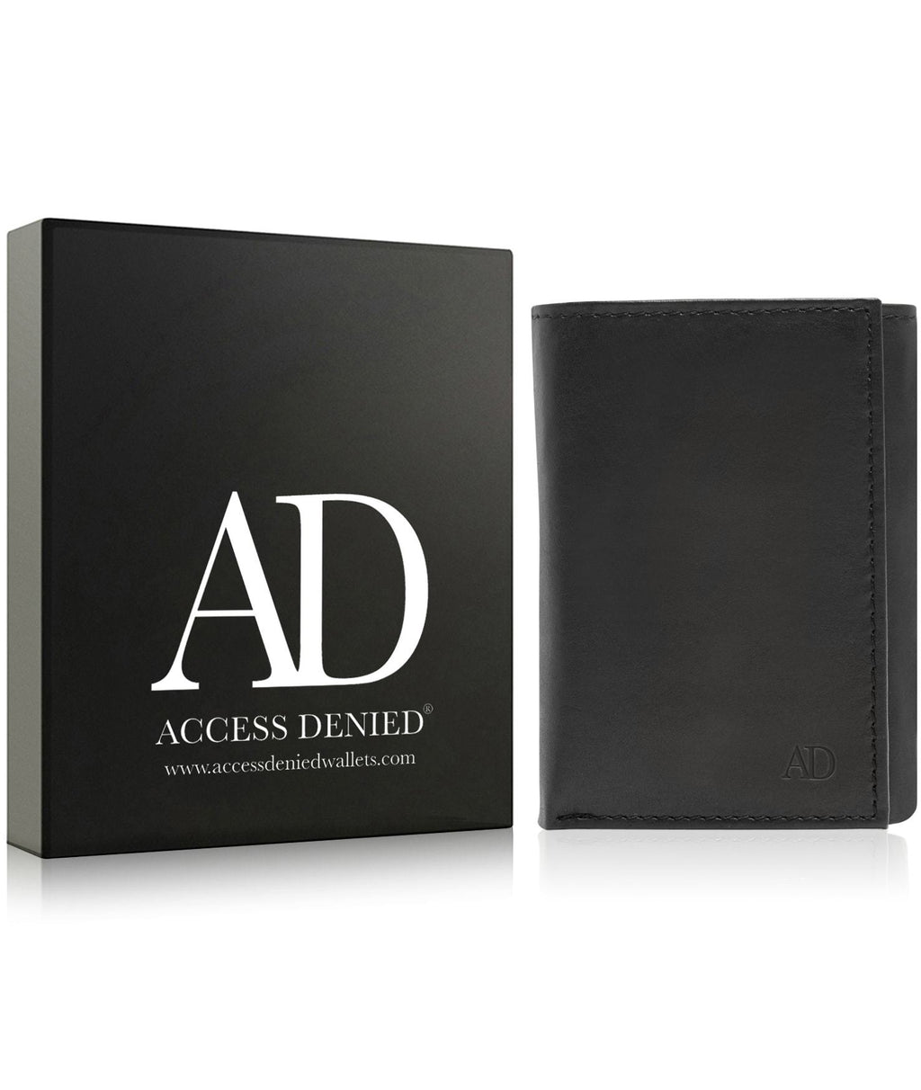 Slim Trifold Wallet With ID Window