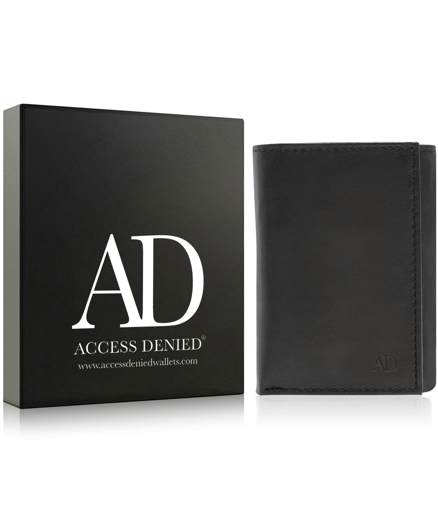 Slim Trifold Wallet With ID Window