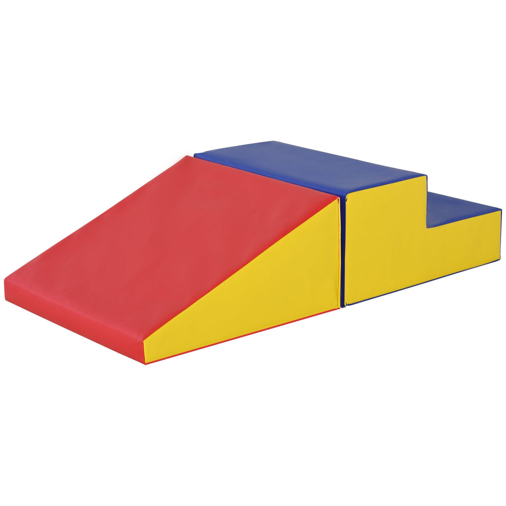 2-Piece Soft Foam Climb and Crawl Activity Playset for Kids