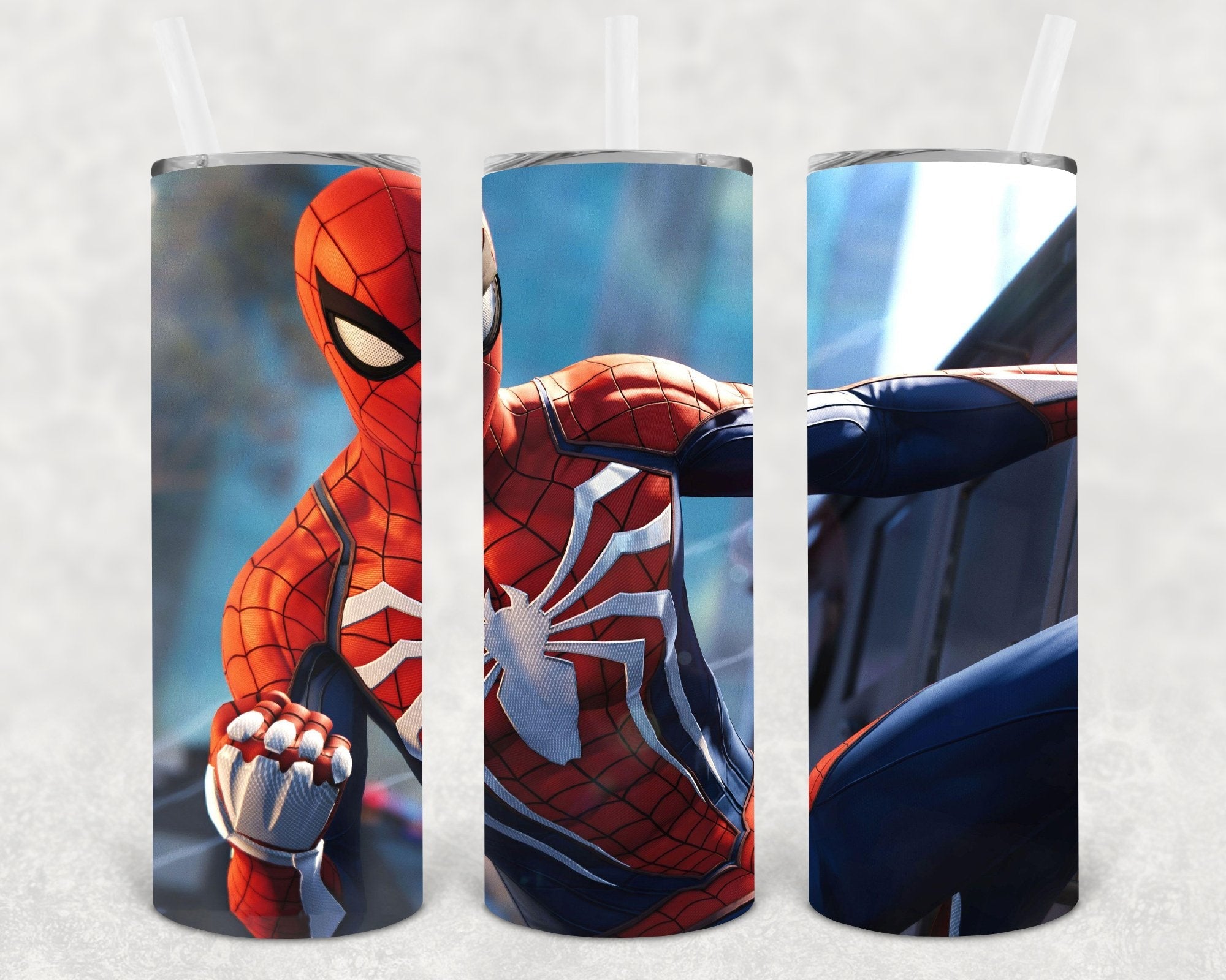 Spider Man 20 oz Skinny Tumbler