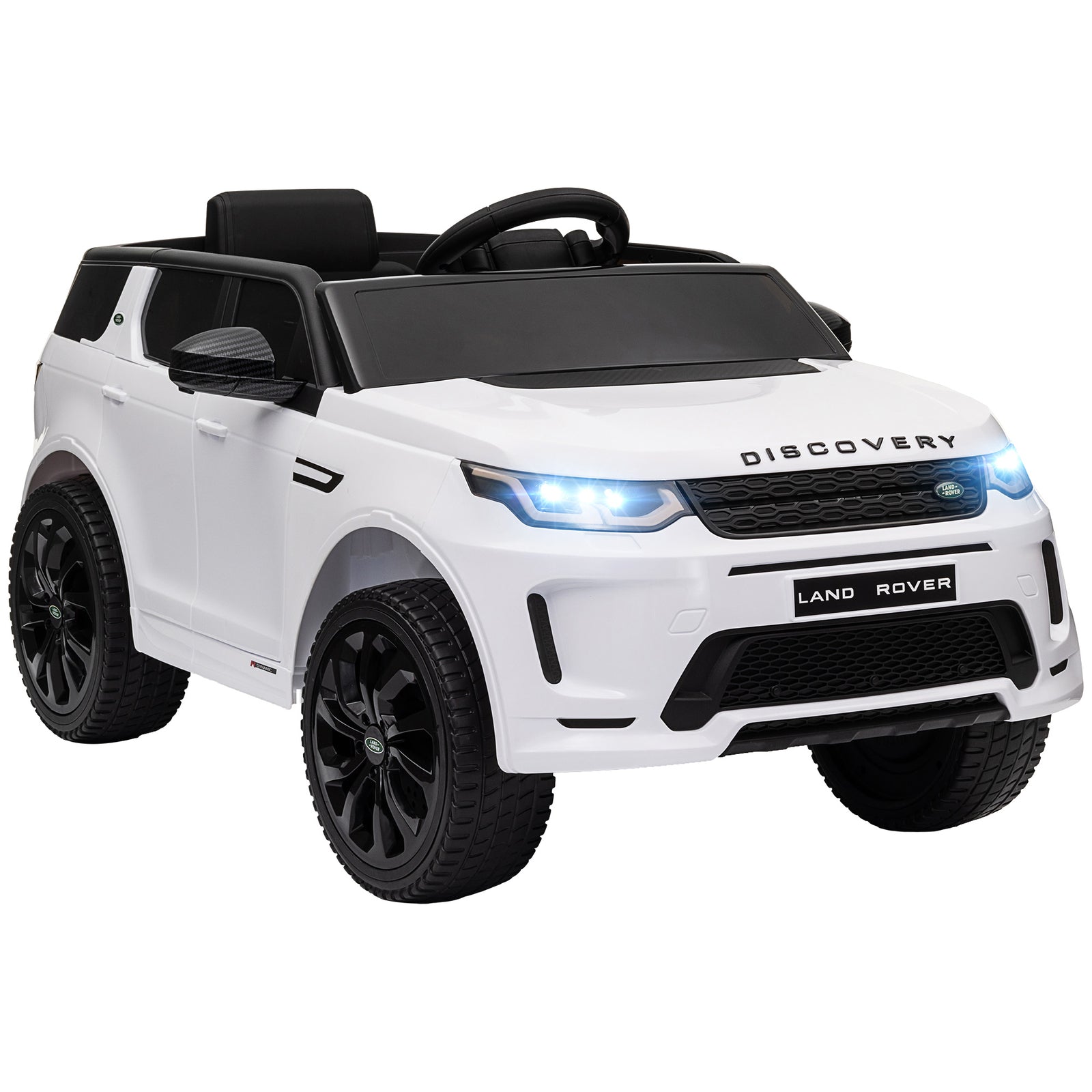 12V Kids Electric Ride-On Car with Remote Control, Soft Start, and LED Lights