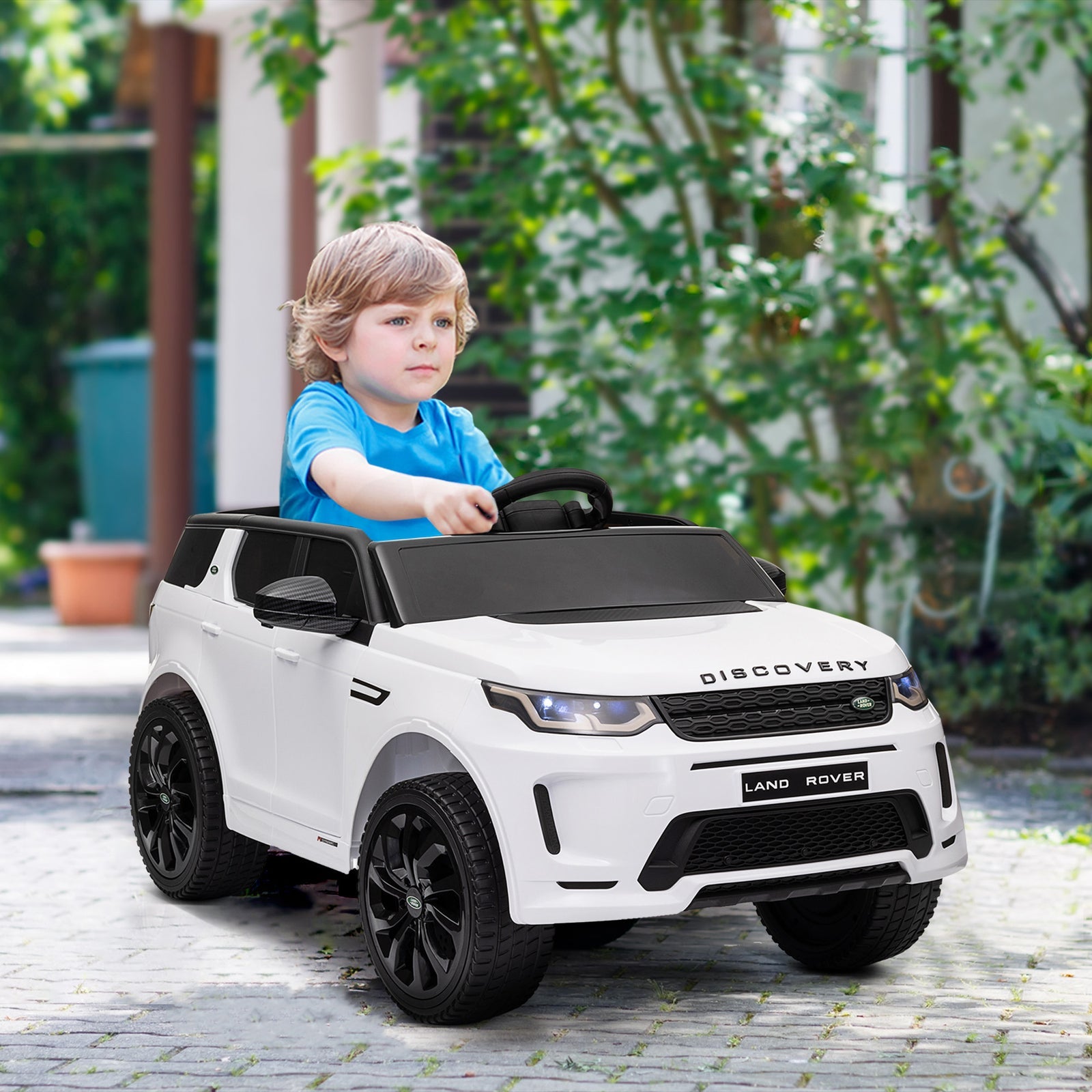 12V Kids Electric Ride-On Car with Remote Control, Soft Start, and LED Lights