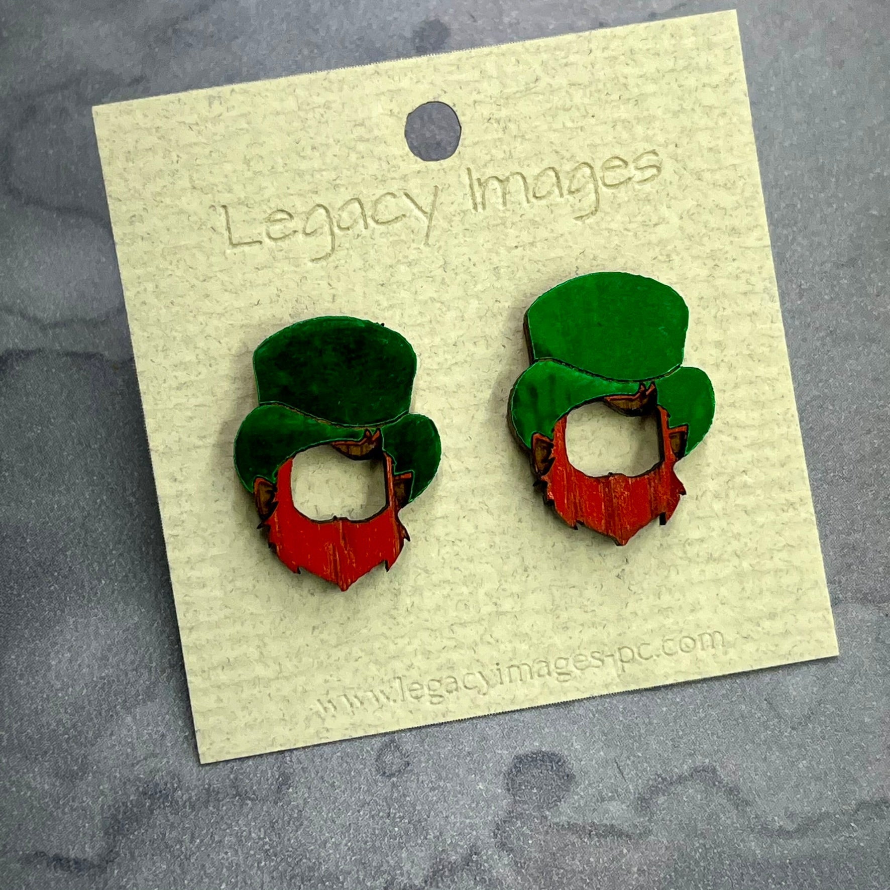 St. Patrick's Day Leprechaun & Pot of Gold Earring Set