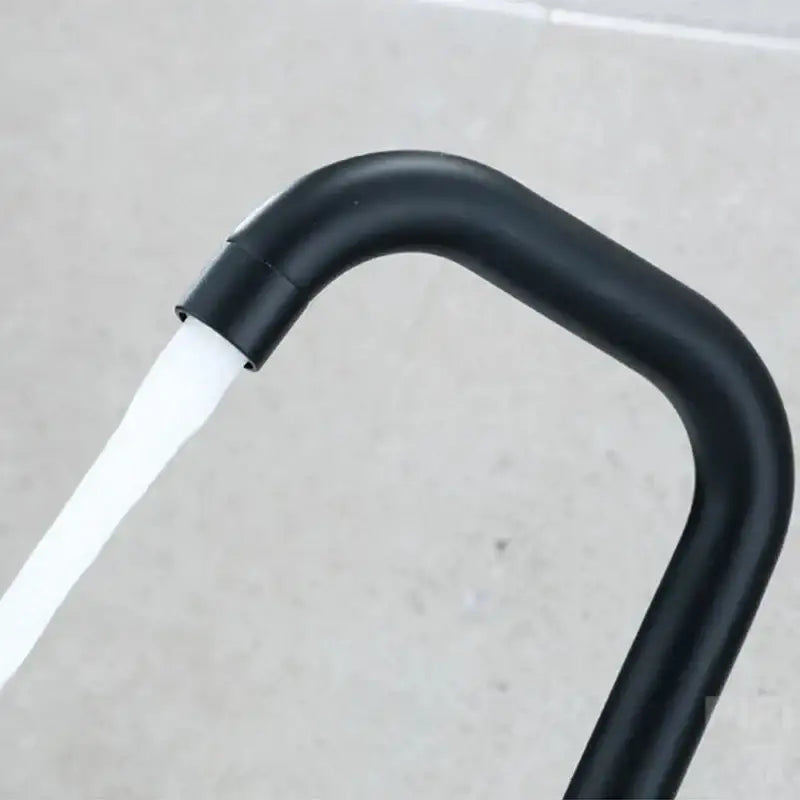 Modern brushed stainless steel bathroom sink faucet