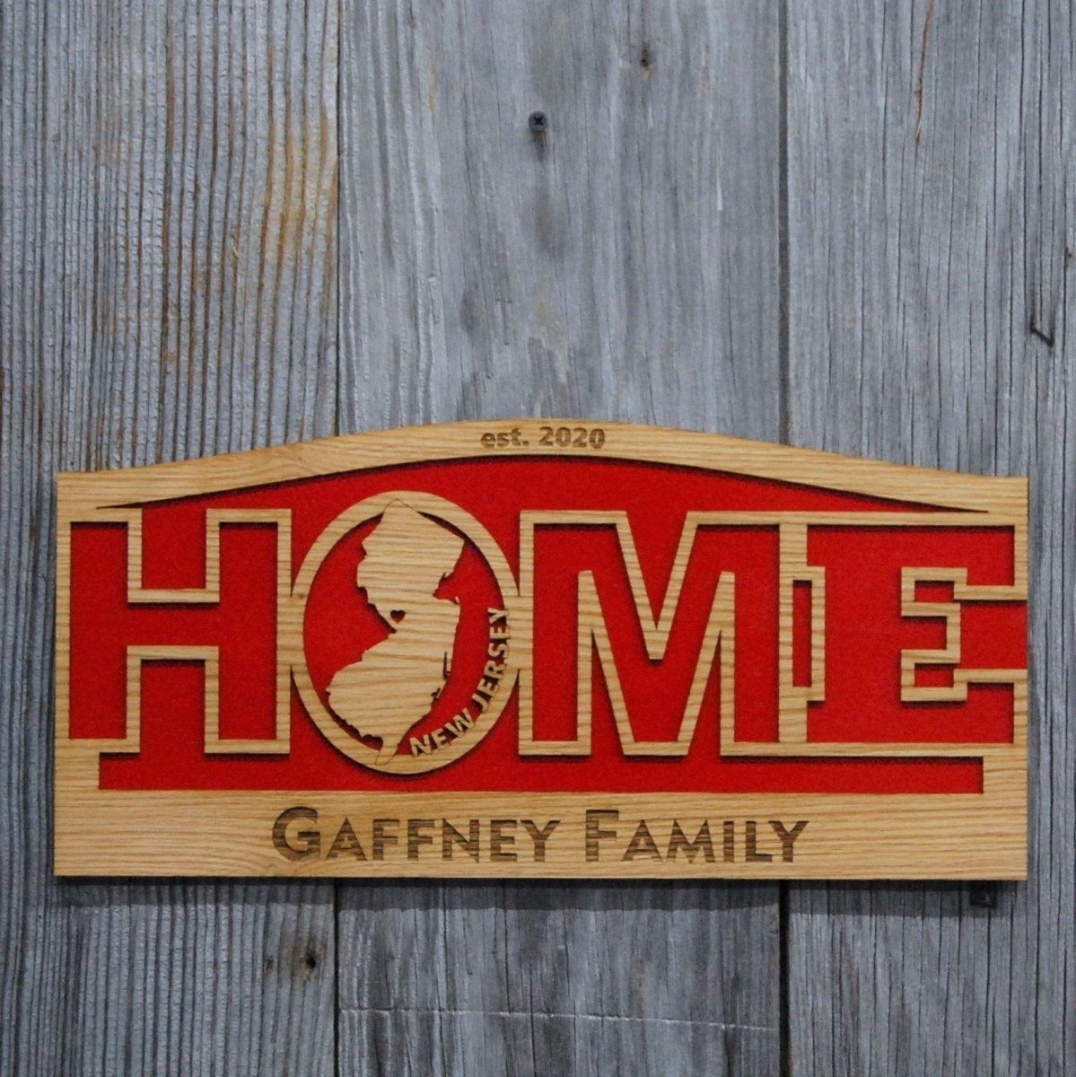 State Home Sign Décor