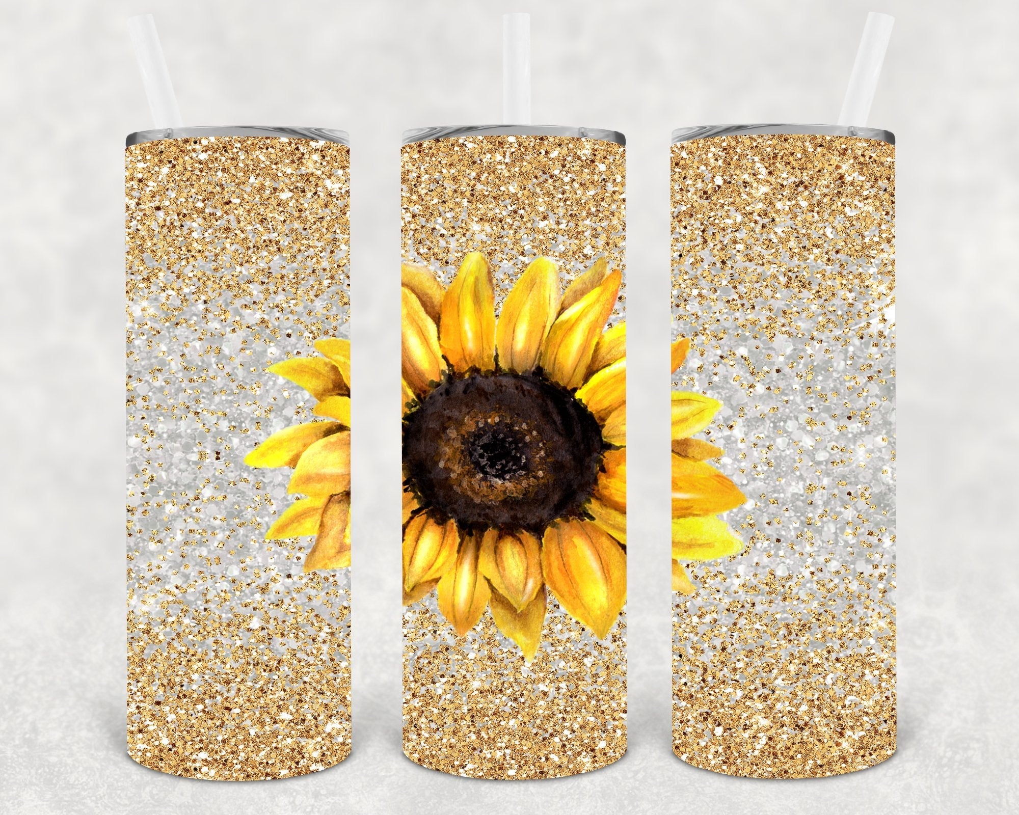 Sunflower 20 oz Skinny Tumbler