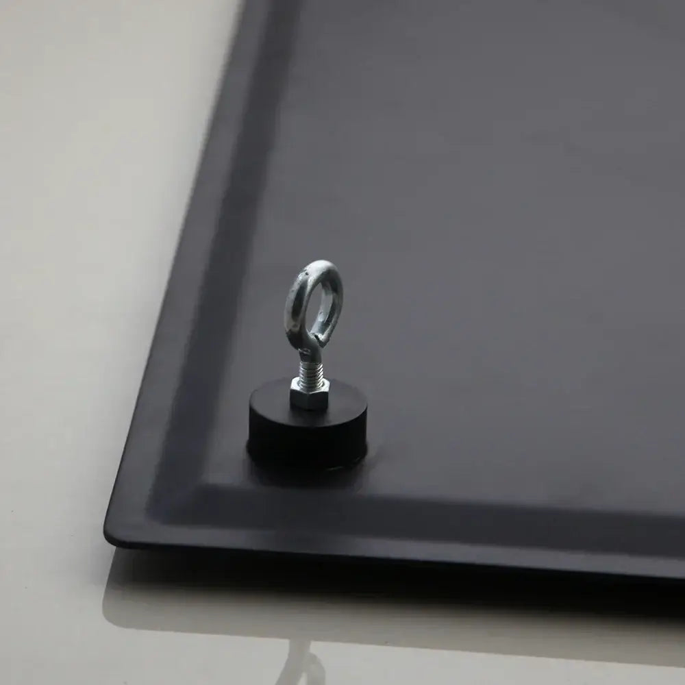 Super slim matte black square rain shower head bathroom fixture