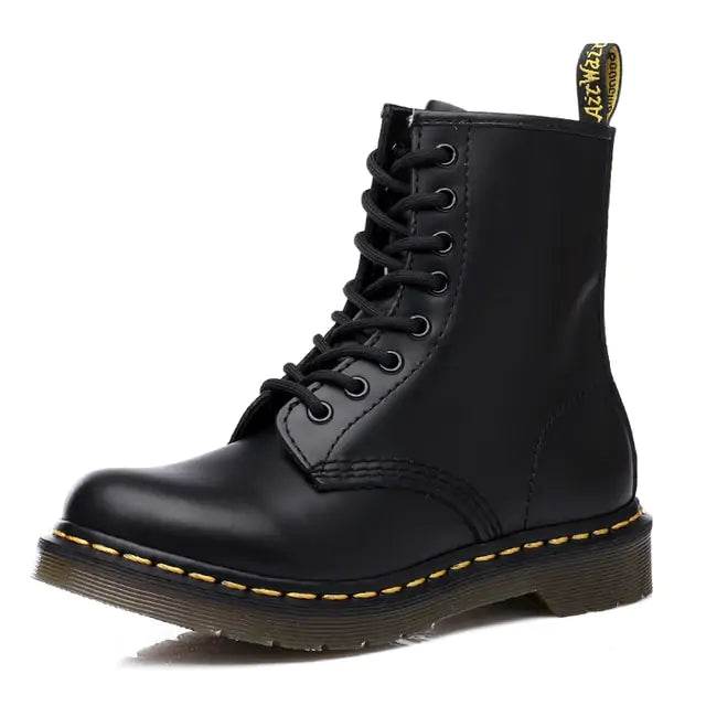Unisex Leather Ankle Boots