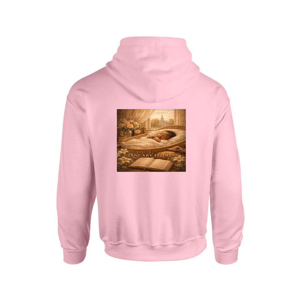 Men's MLK Hoodie "The Birth" - USA Printed Double Sided