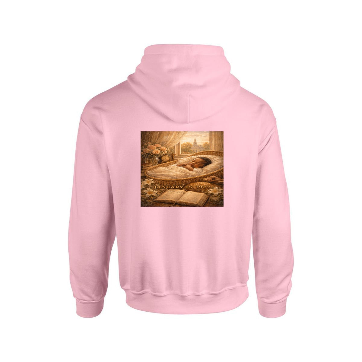 Men's MLK Hoodie "The Birth" - USA Printed Double Sided