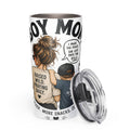 Tapered stainless steel tumbler