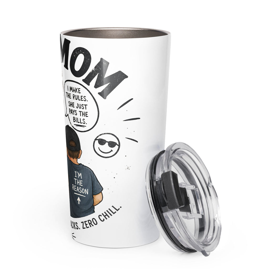 Tapered stainless steel tumbler