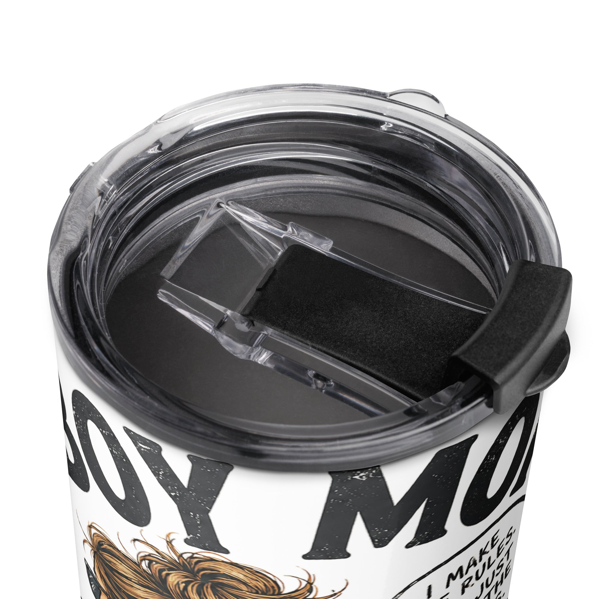 Tapered stainless steel tumbler