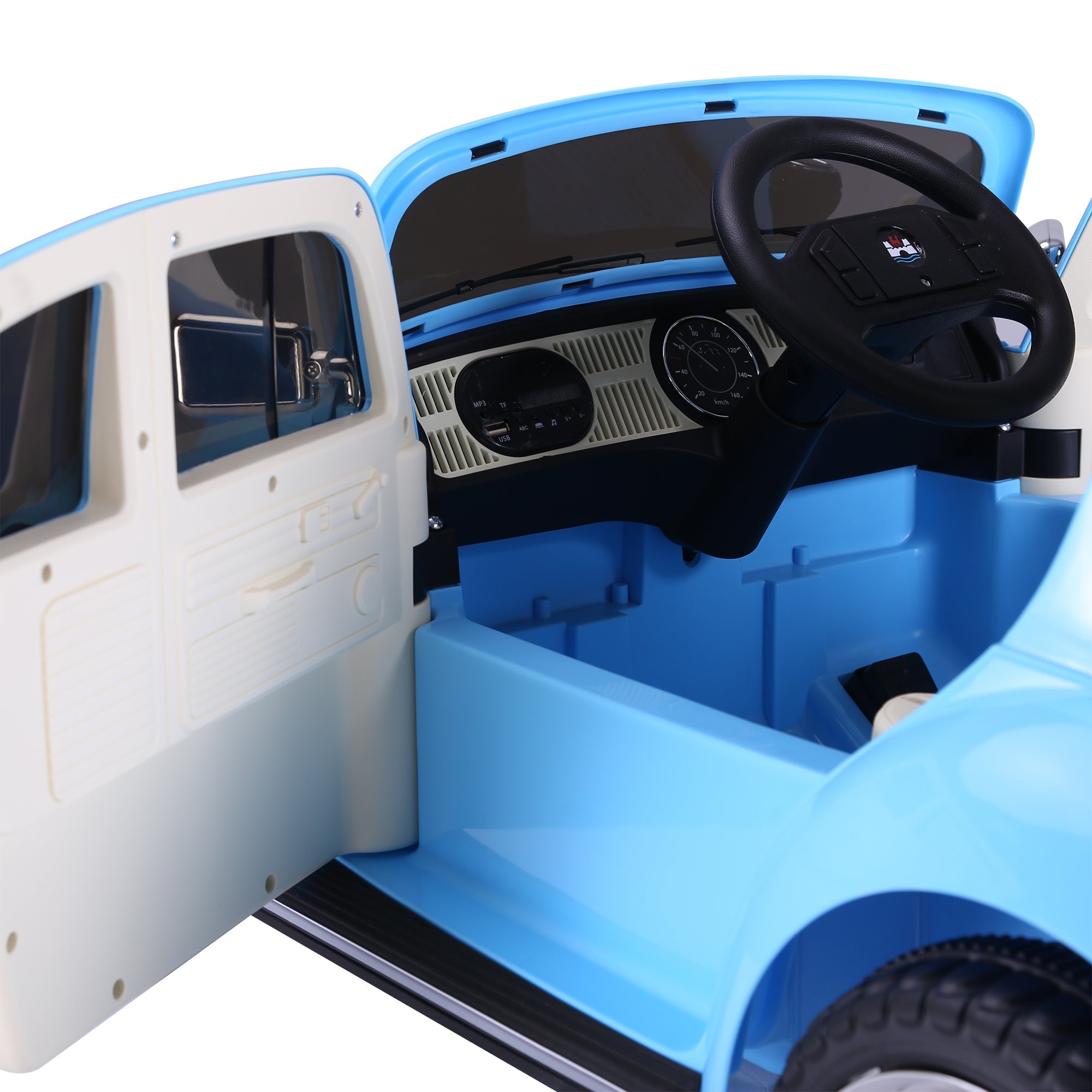 Adjustable Height Kick Scooter with Inflatable Tires for Kids and Teens Ages 5+
