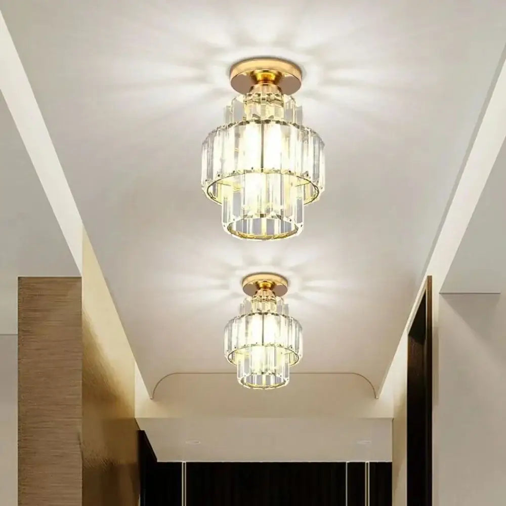 Tiered decorbites black gold minimalist led chandelier kitchen light