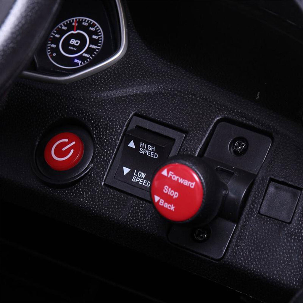 TOBBI 12V Audi TT RS Electric Ride On Car for Kids in Sleek Black Design