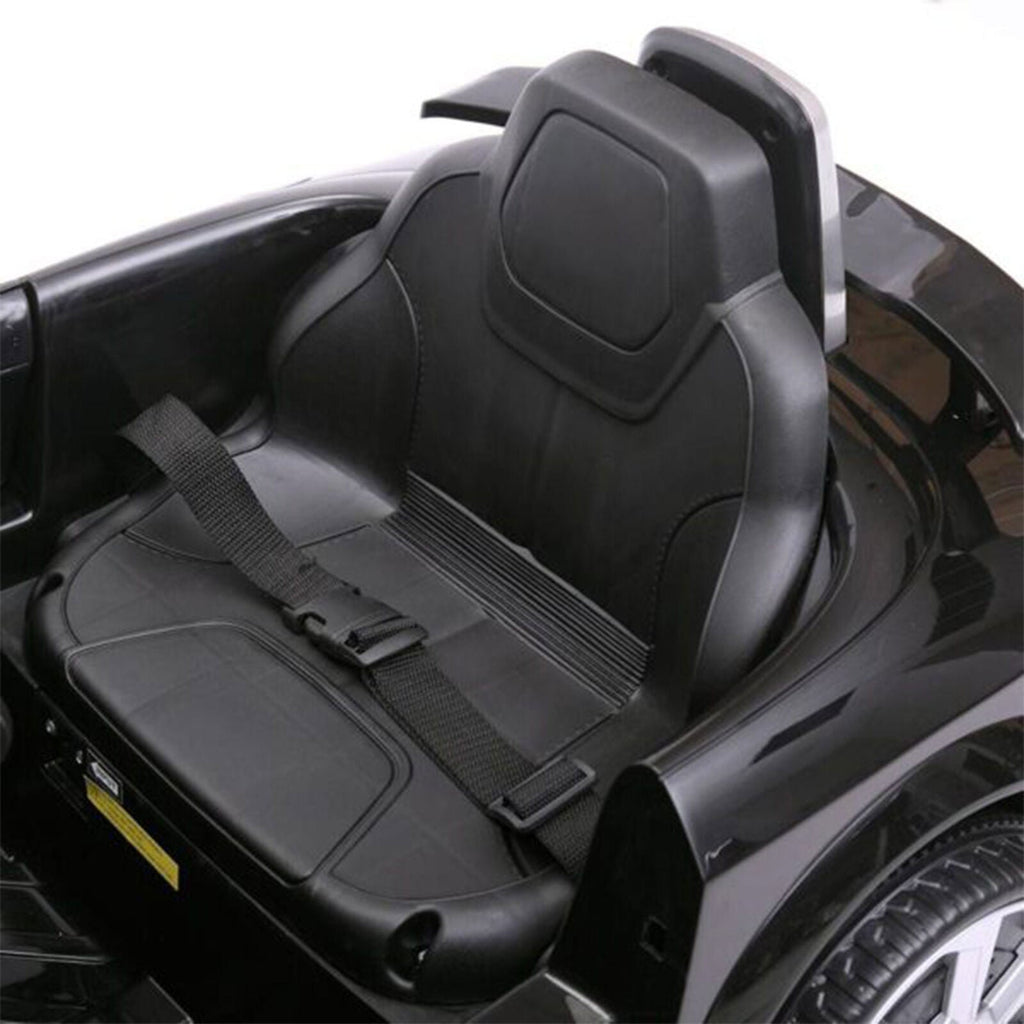 TOBBI 12V Audi TT RS Electric Ride On Car for Kids in Sleek Black Design