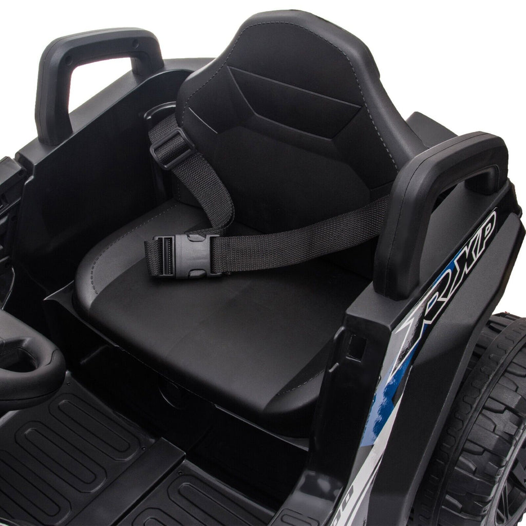TOBBI 12V Electric Off-Road UTV Truck for Kids with Headlights, Music, and Horn