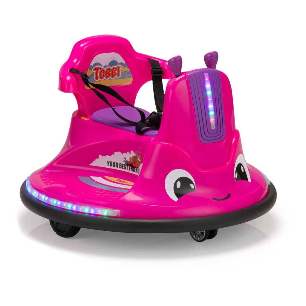 TOBBI 12V Electric Snail Ride-On Toy for Toddlers with 360° Rotation