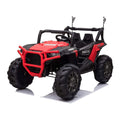 12V Kids Electric Battery-Powered Ride-On SUV Buggy Car with 3 Speed Settings Red