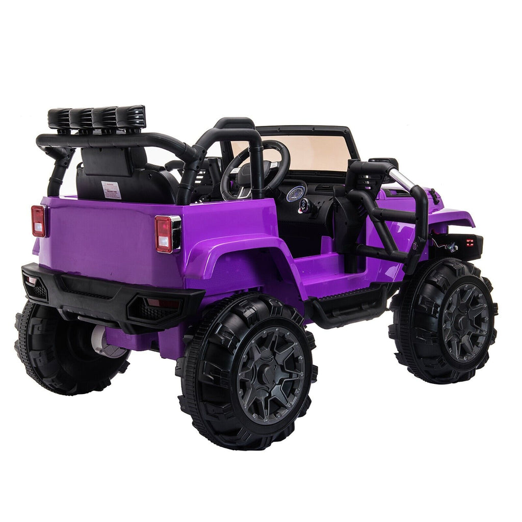 TOBBI 12V Kids Electric Truck with Remote Control, Music, and Horn - Fun Ride-On Car for Children