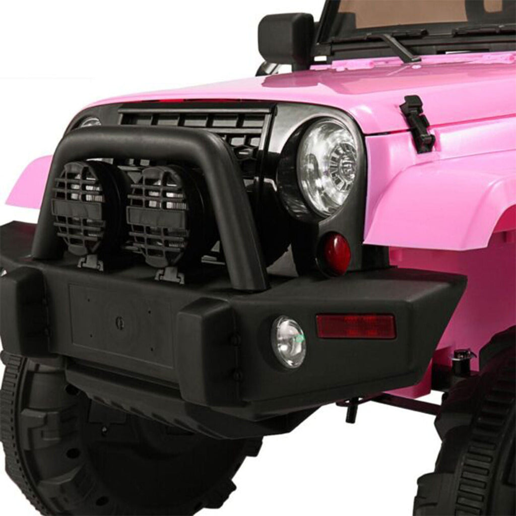 TOBBI 12V Kids Electric Wrangler Ride On Toy with Remote Control