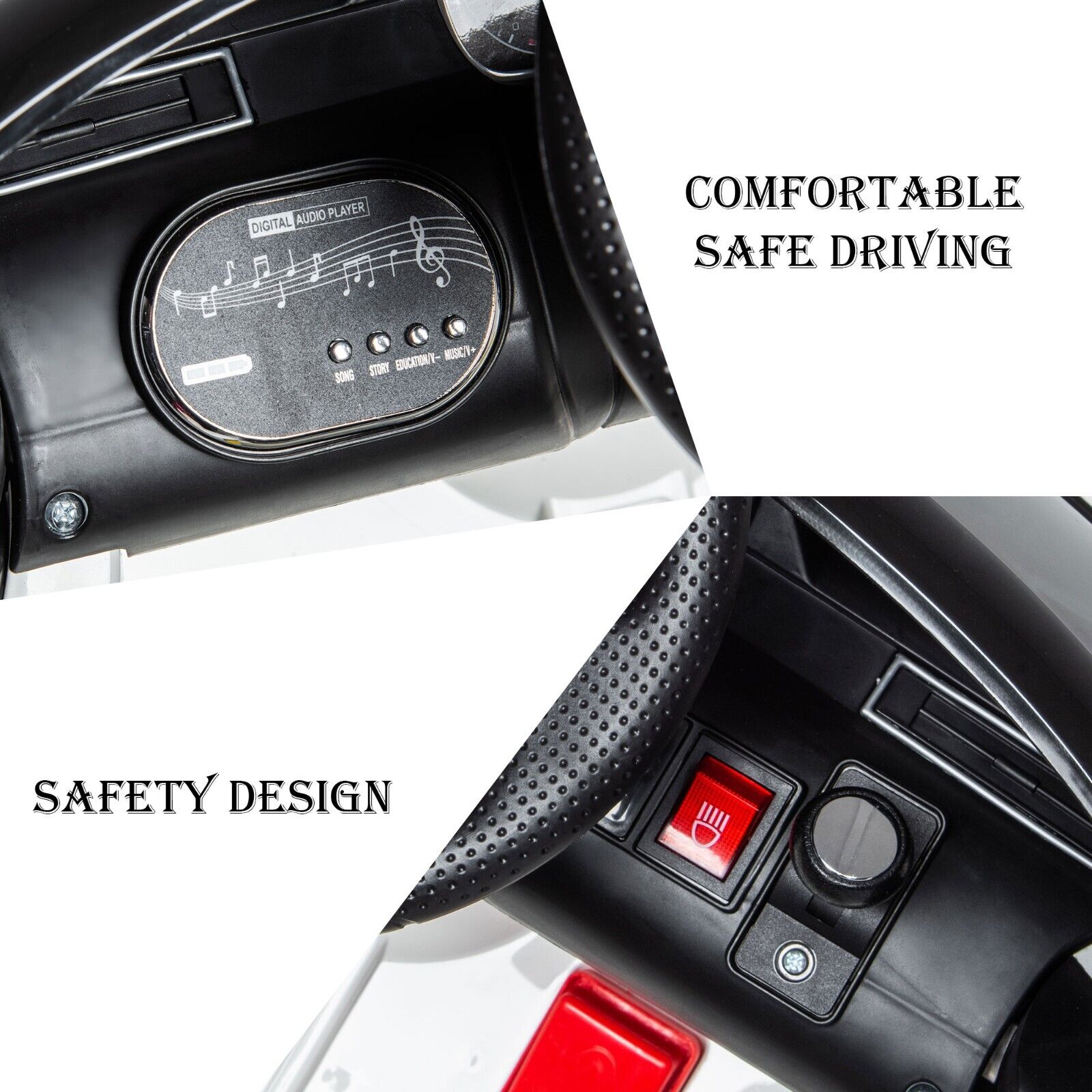 TOBBI 12V Licensed Kids Electric SUV Range Rover Velar with Remote Control