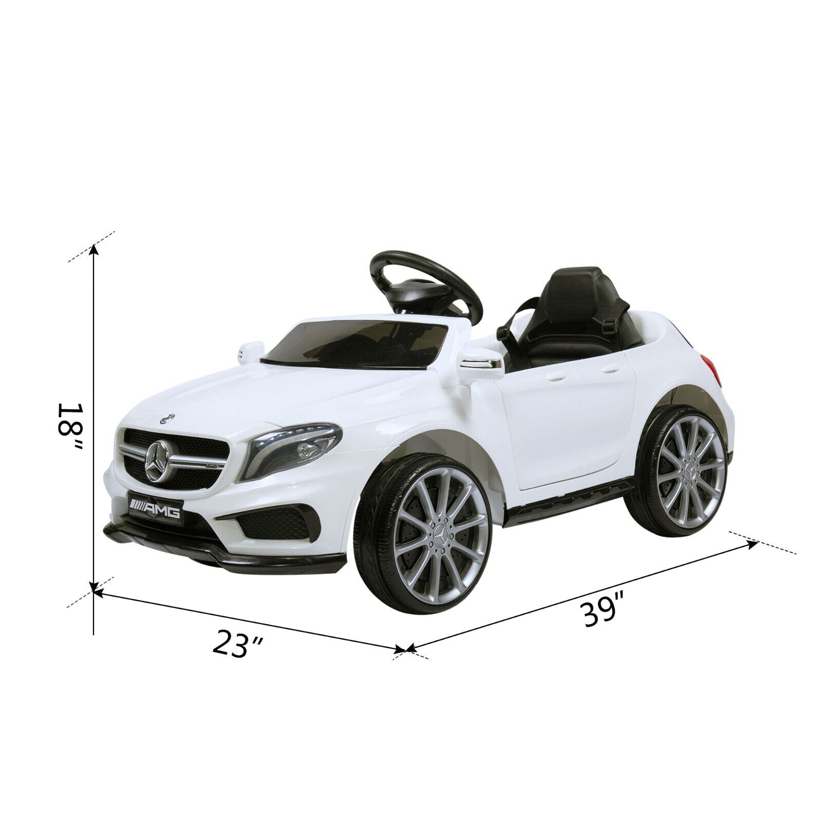 TOBBI Mercedes Benz Electric Ride On Car for Kids with 2.4G Remote Control