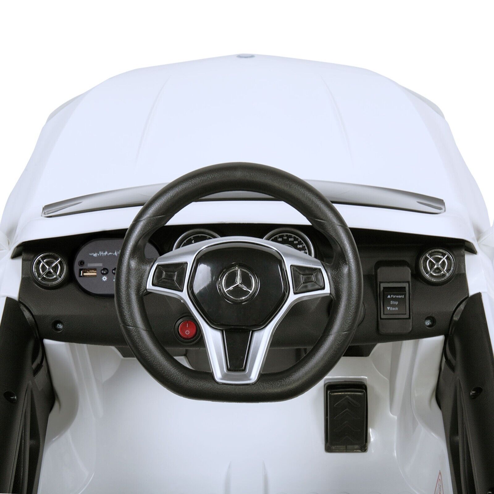 TOBBI Mercedes Benz Licensed Kids Electric Ride-On Car with Remote Control and MP3 Player