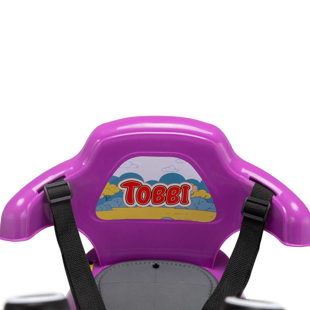 12V Battery-Powered Electric Snail Bumper Ride-On Car Toy
