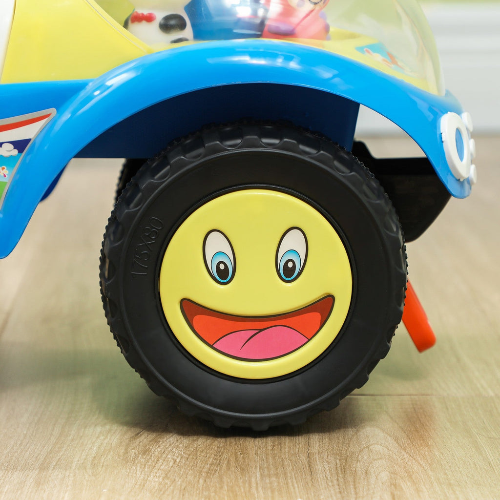 Toddler Push Ride-On Foot-to-Floor Sliding Car for Kids Blue