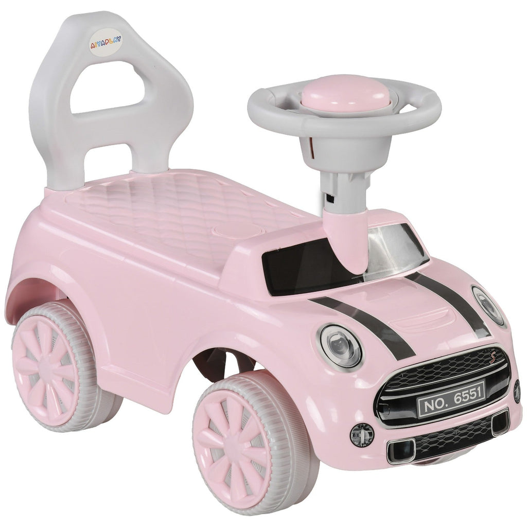 Pink Toddler Ride-On Foot-to-Floor Sliding Car Toy