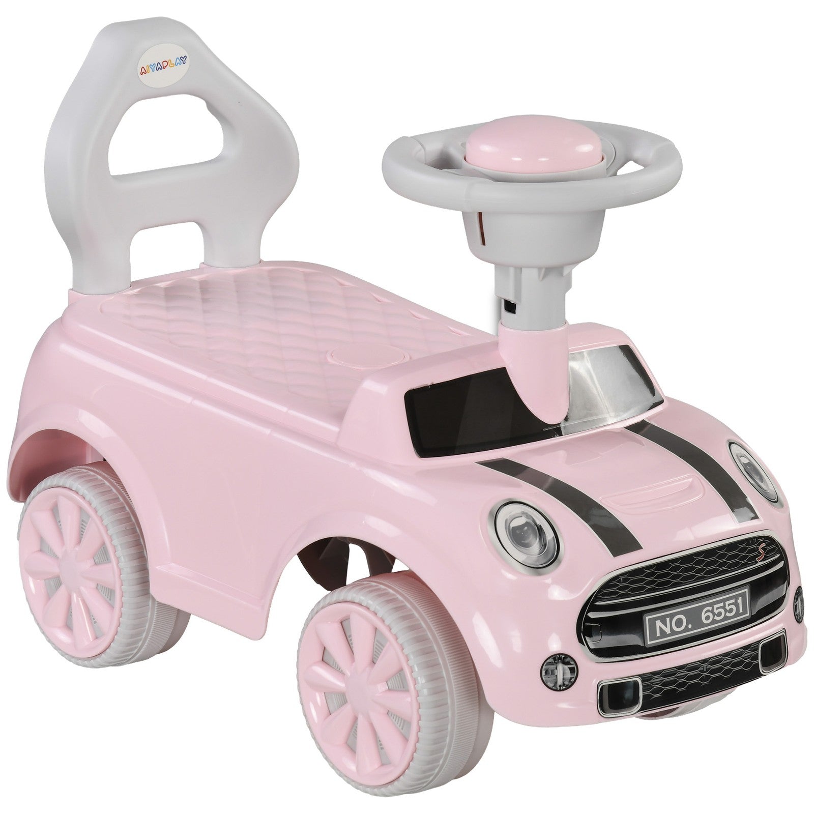 Pink Toddler Ride-On Foot-to-Floor Sliding Car Toy