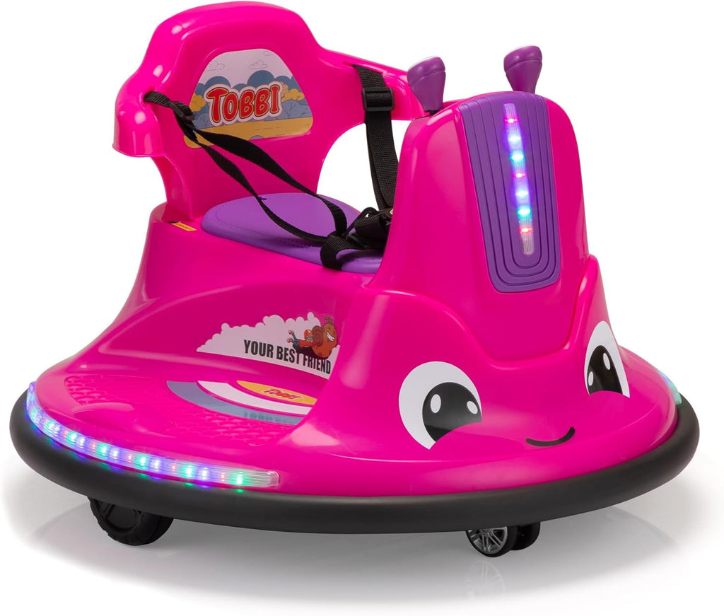 12V Electric Snail-Shaped Ride-On Toy Car for Toddlers with Remote Control